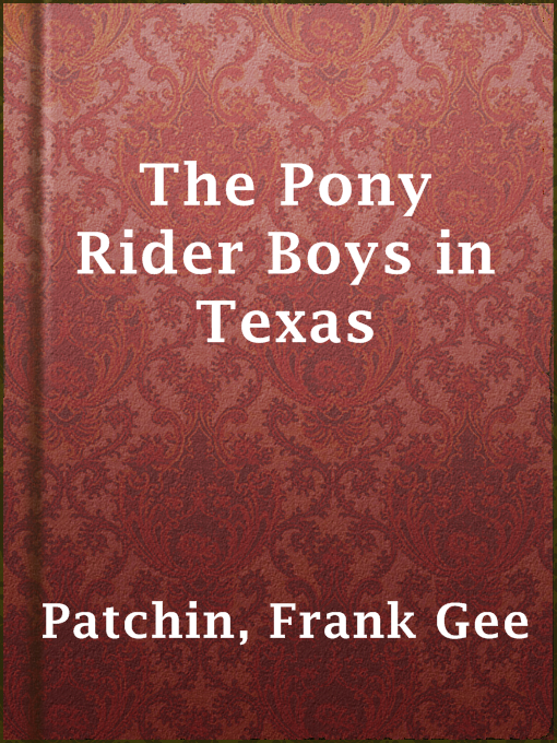 Title details for The Pony Rider Boys in Texas by Frank Gee Patchin - Available